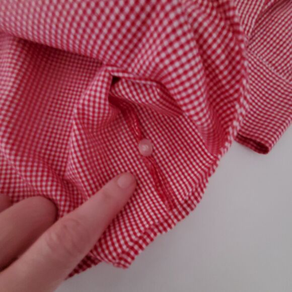 Karen Scott Christmas Embroidered Holly Berry Button-Up Shirt Sz PS Cottagecore - Picture 8 of 11